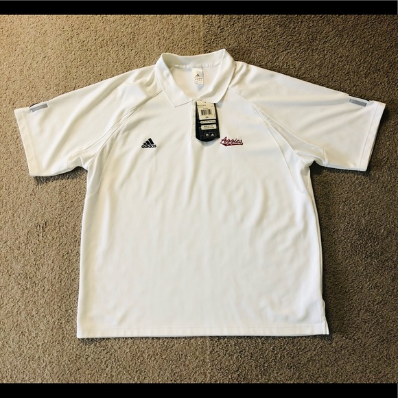 Adidas BG CCI Polo Shirt Sz 2XL New with Tags ClimaCool be Striped - Picture 2 of 13